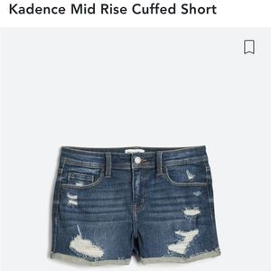 Distressed Jean Shorts